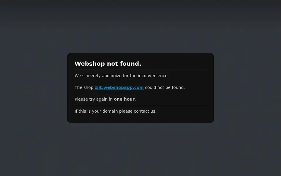 Screenshot of zilt.webshopapp.com