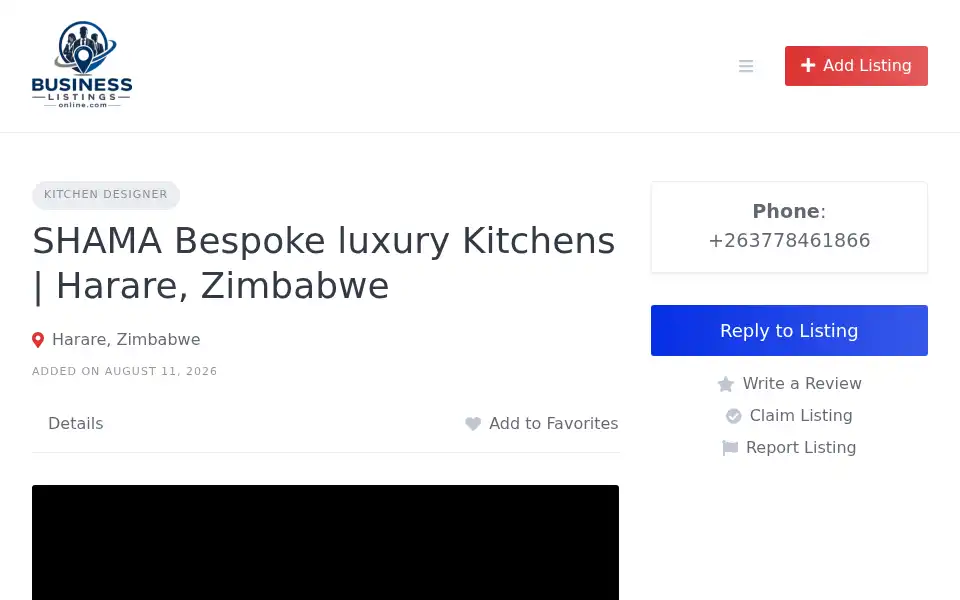 Screenshot of zimbabwetraders.com