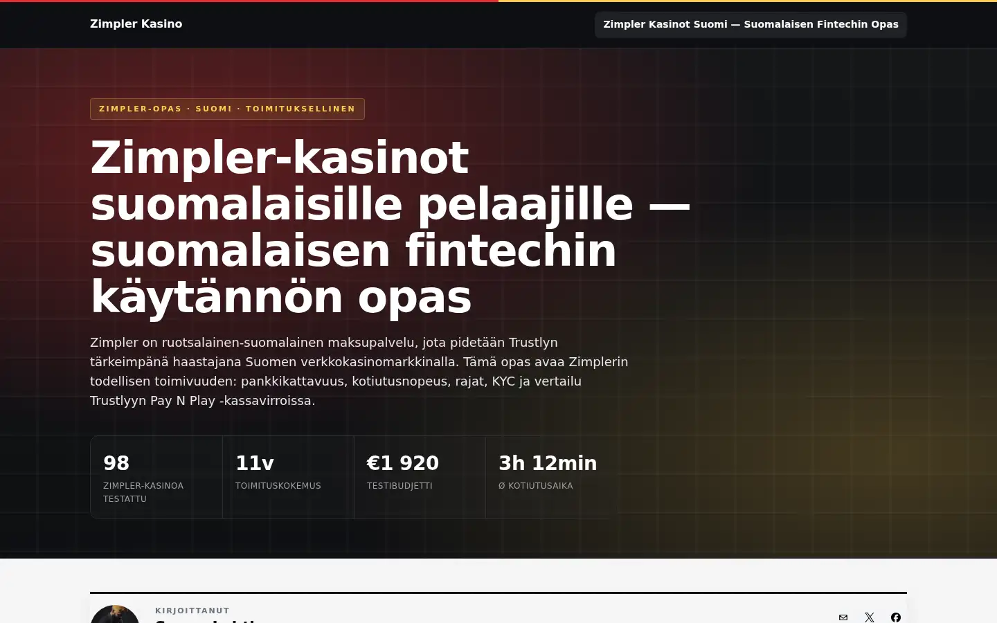 Screenshot of zimplerkasinos.net