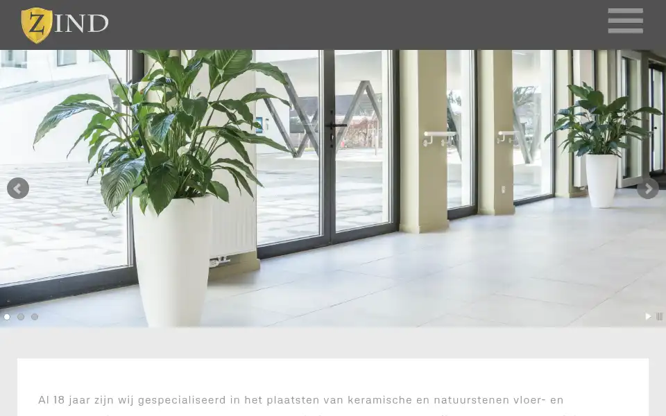Screenshot of zind.be