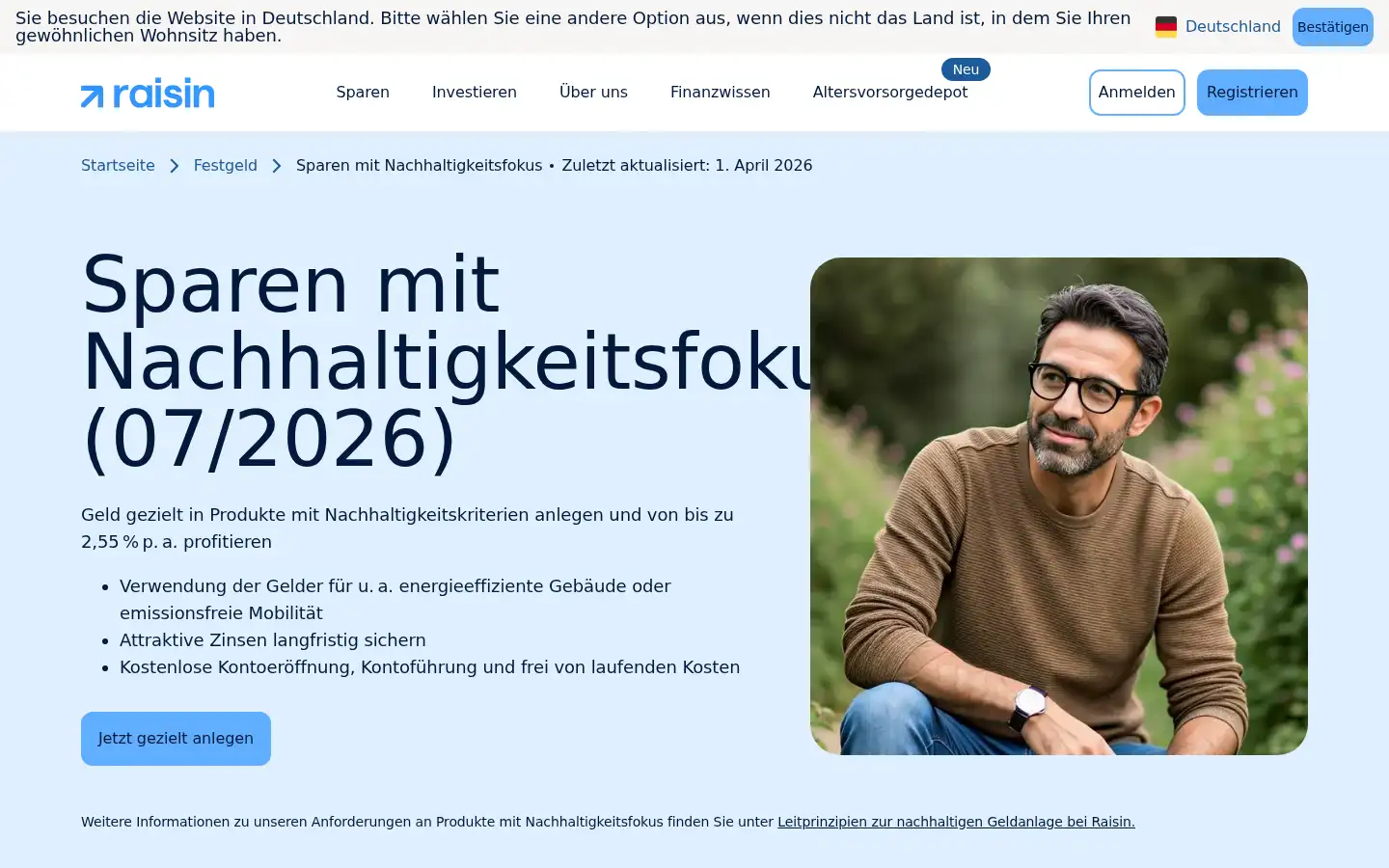 Screenshot of zinspilot.de