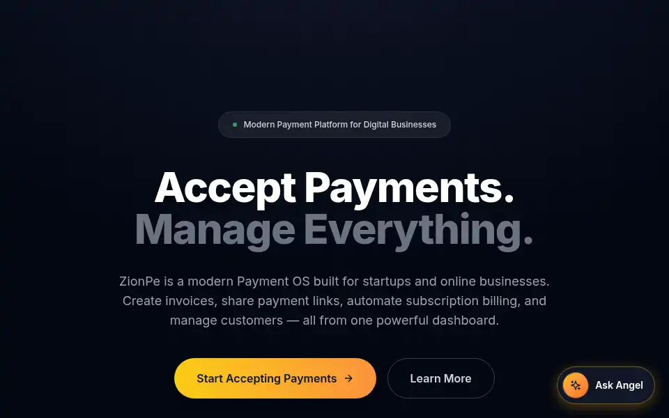 Screenshot of zionpe.com