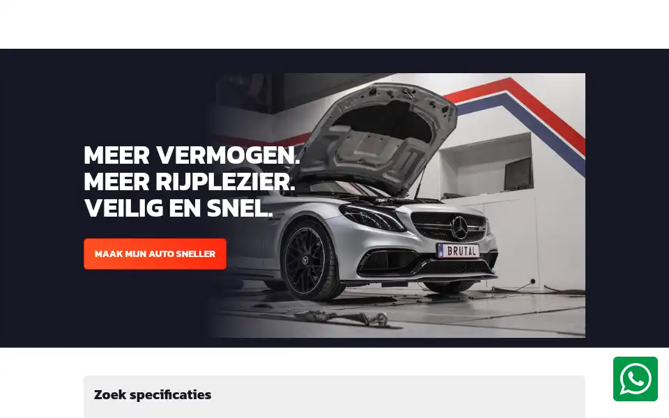 Screenshot of ziptuning.nl