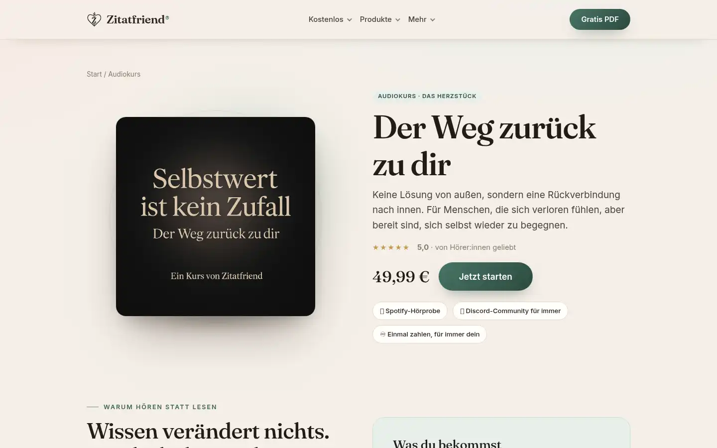 Screenshot of zitatfriend.de