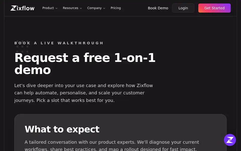 Screenshot of zixflow.com