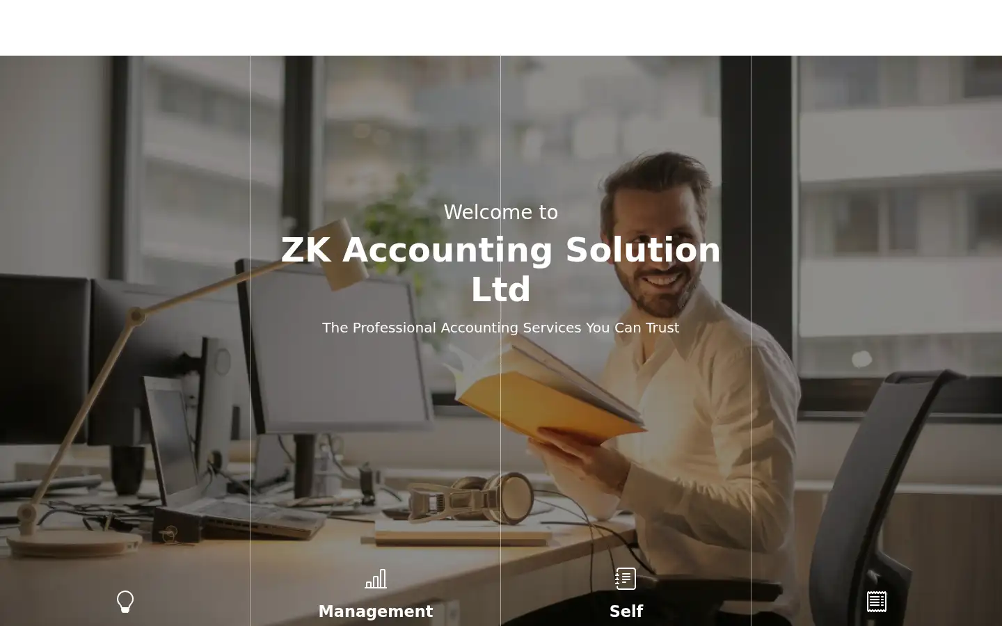 Screenshot of zkaccounting.co.uk