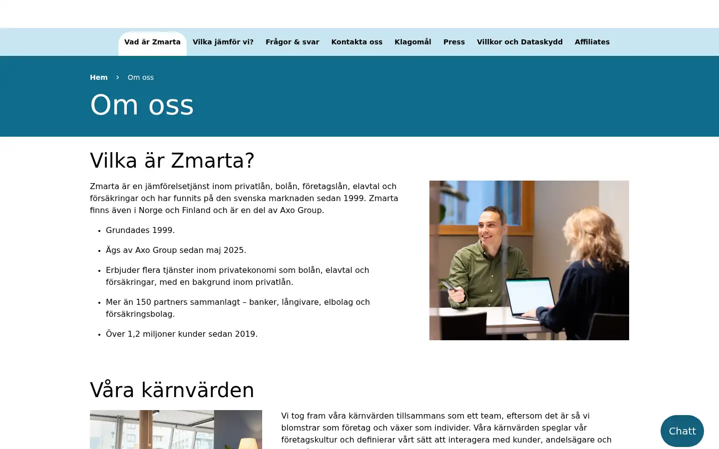 Screenshot of zmarta.de