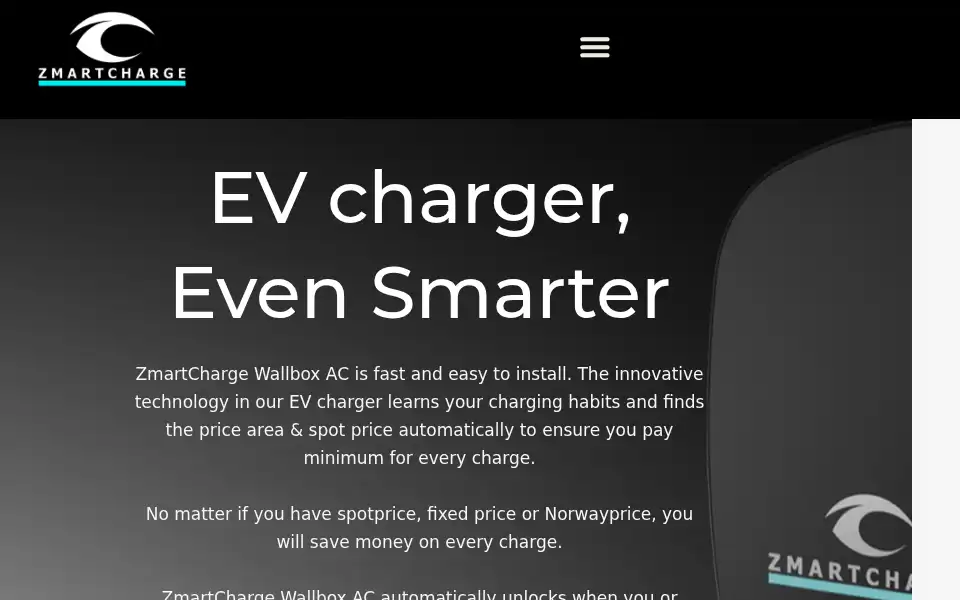 Screenshot of zmartcharge.com