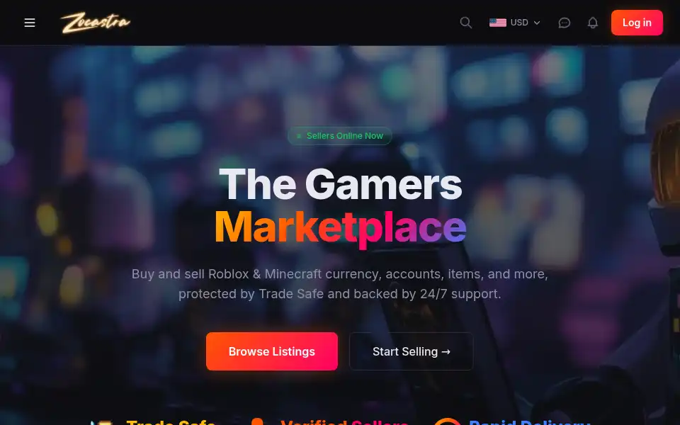 Screenshot of zocastra.com