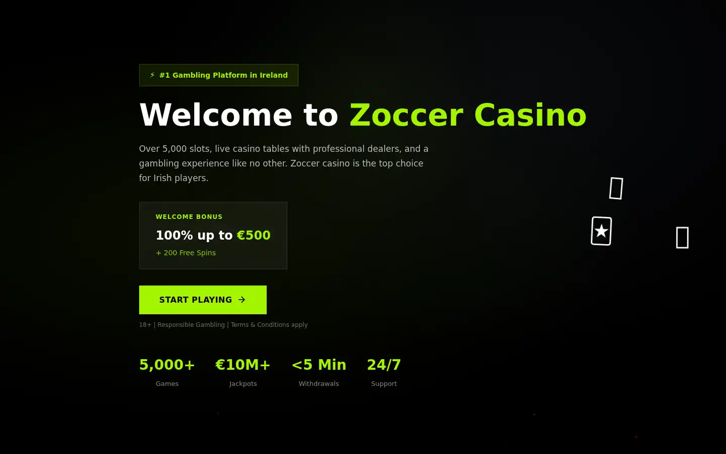 Screenshot of zoccer.ie