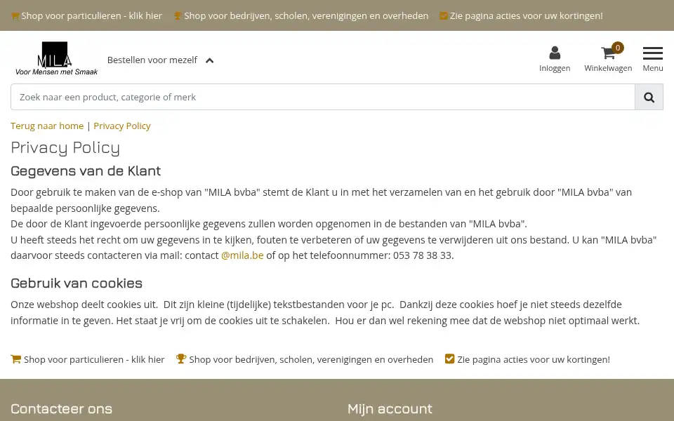 Screenshot of zoete-relatiegeschenken.be