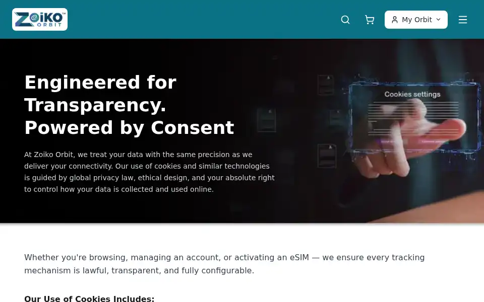 Screenshot of zoikoorbit.com