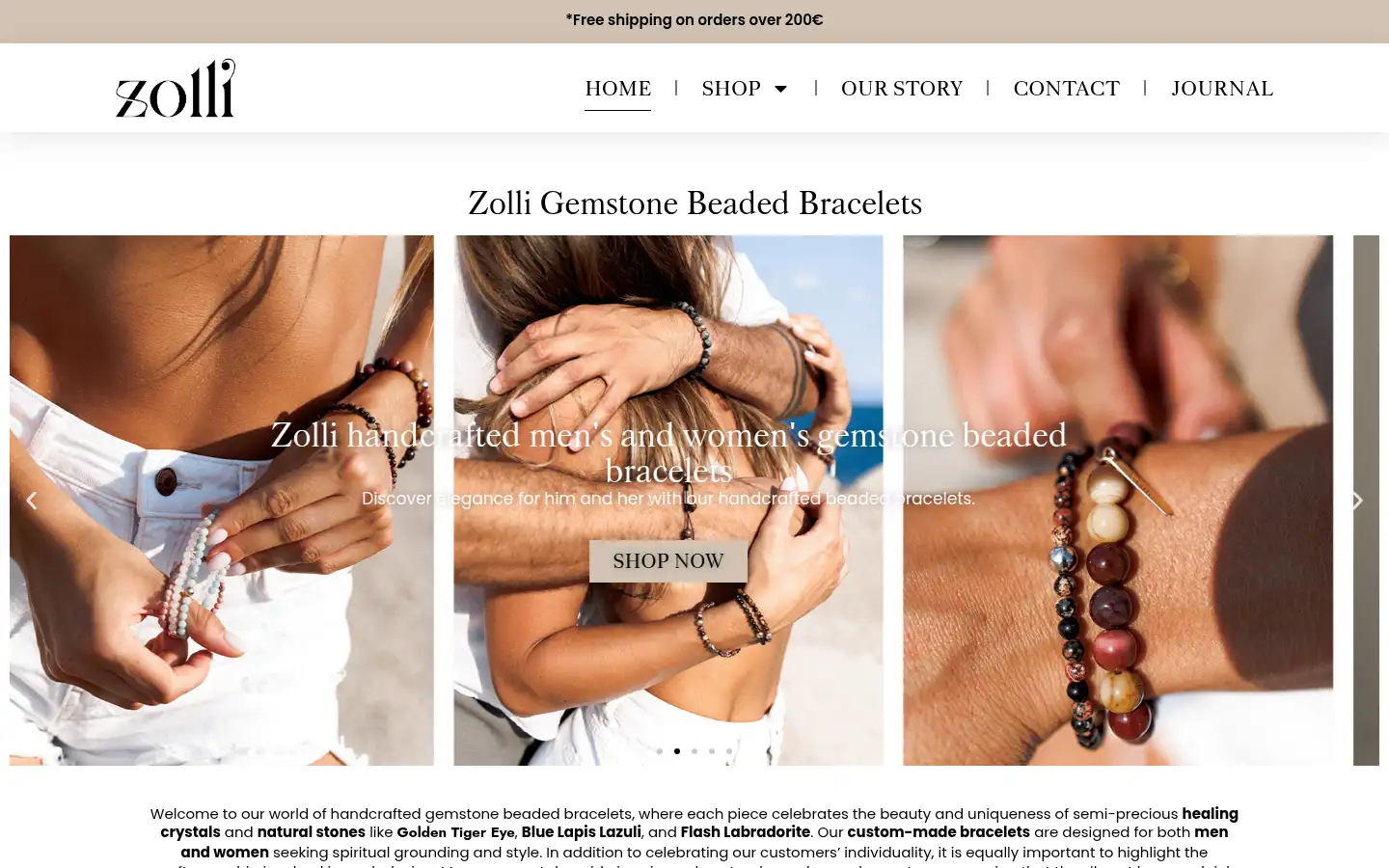 Screenshot of zolli.shop