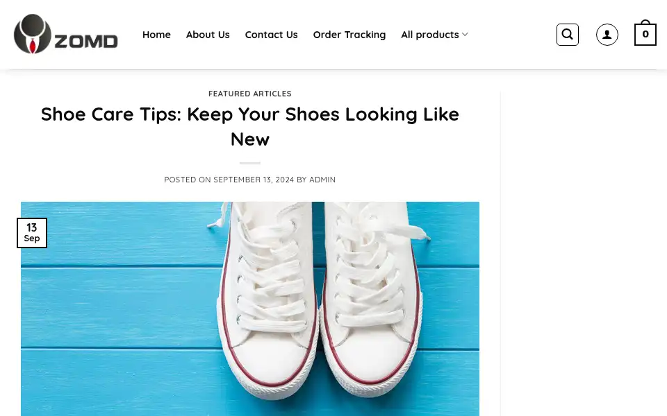 Screenshot of zomd.shop