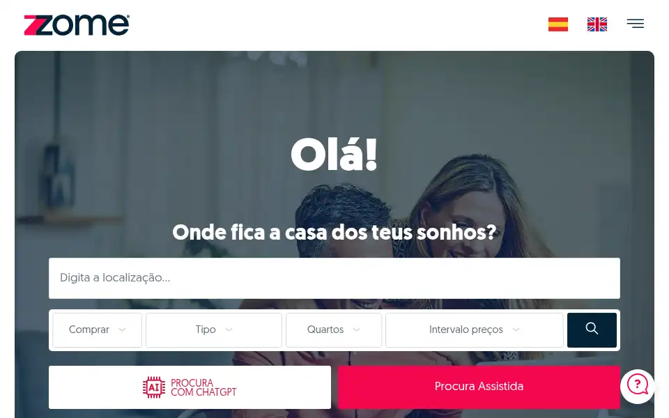 Screenshot of zome.pt