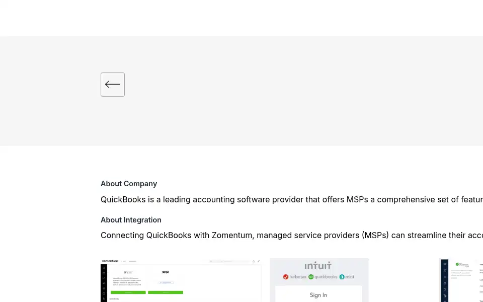Screenshot of zomentum.com