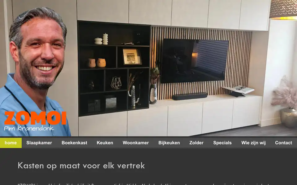 Screenshot of zomoi.nl