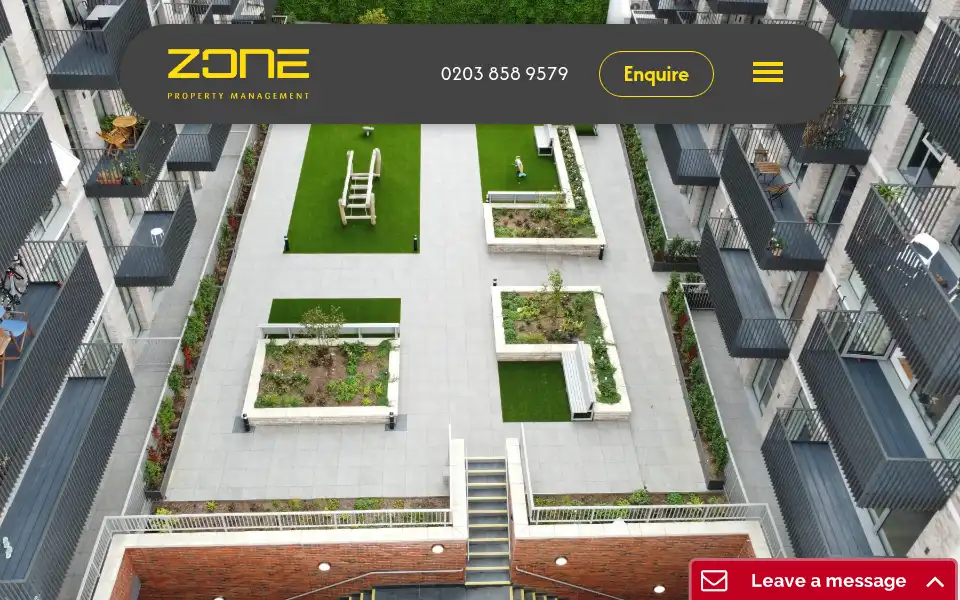 Screenshot of zonepropertymanagement.co.uk