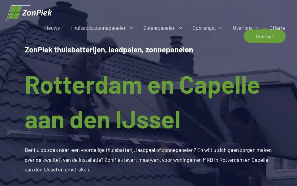 Screenshot of zonpiek.nl