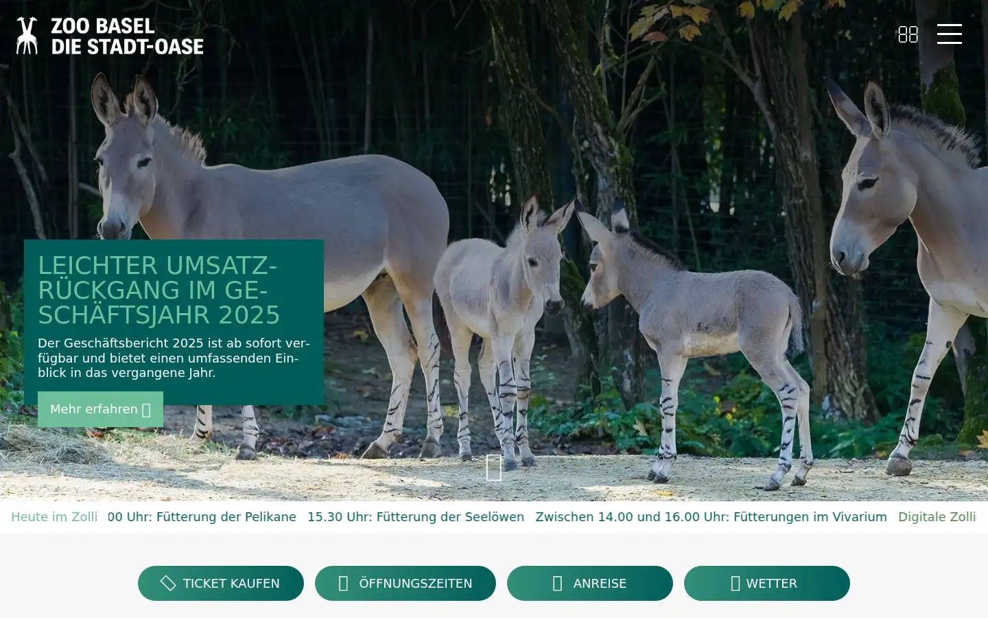 Screenshot of zoobasel.ch
