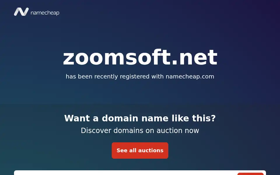 Screenshot of zoomsoft.net