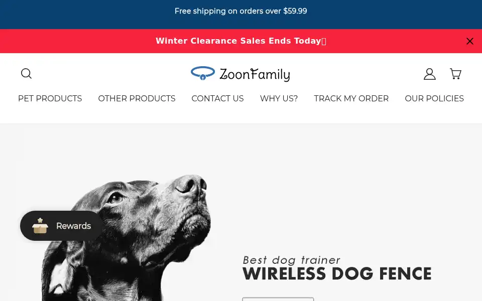 Screenshot of zoonfamily.com