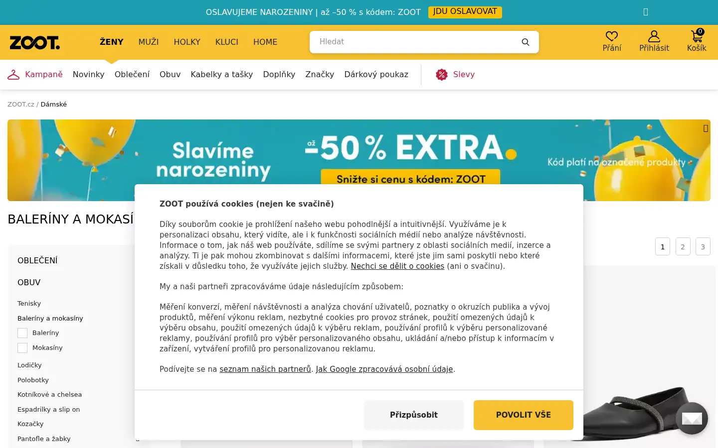 Screenshot of zoot.cz