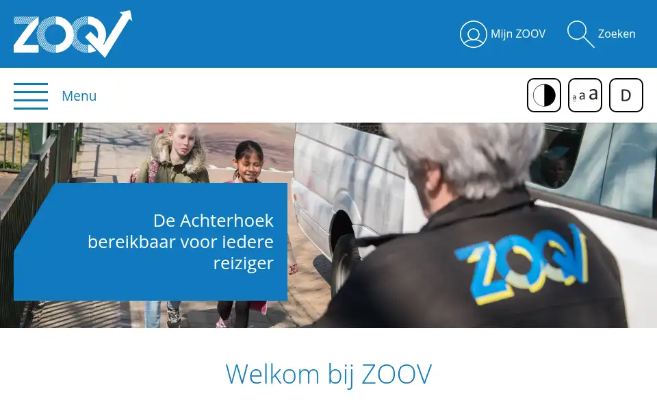 Screenshot of zoov.nl