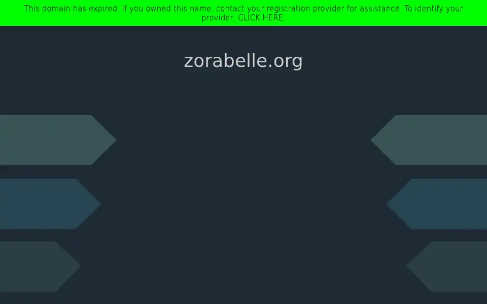 Screenshot of zorabelle.org