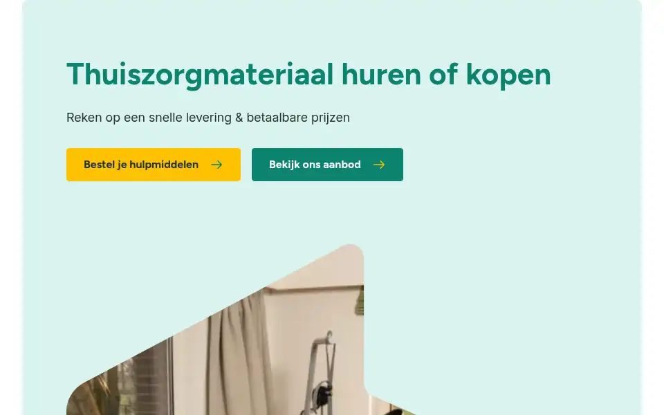 Screenshot of zorgdepot.be