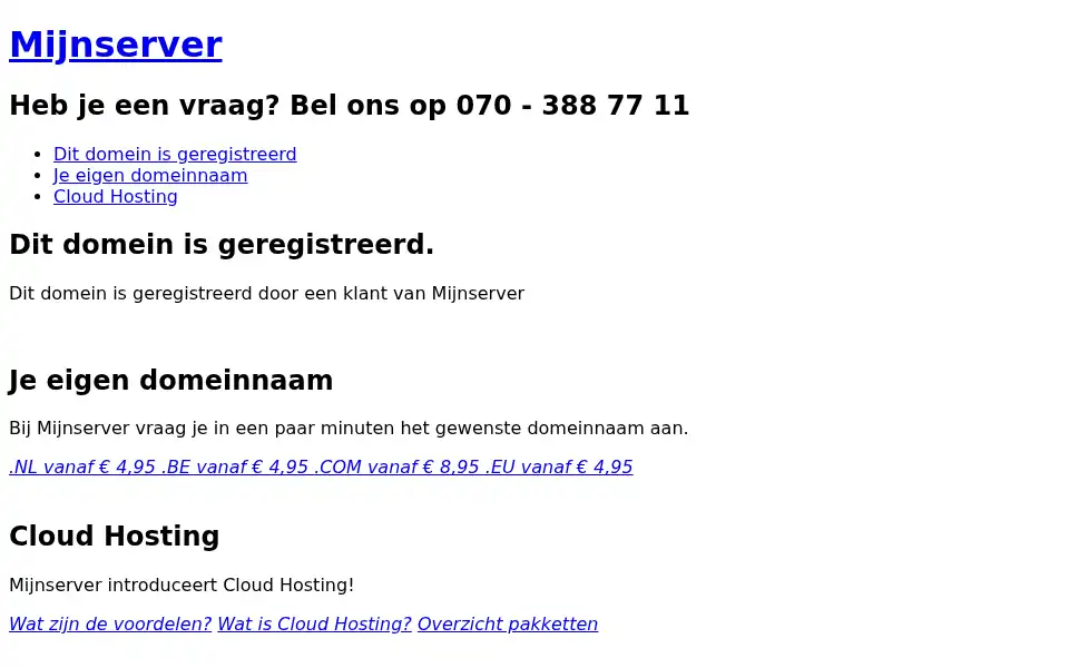 Screenshot of zorgvoorjebrein.nl