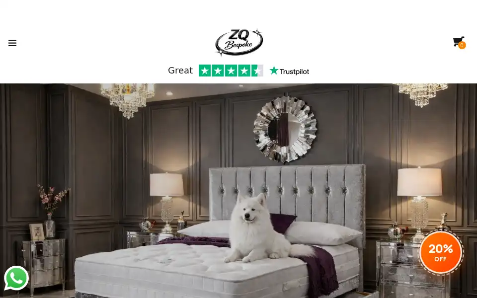 Screenshot of zq-bespoke.com