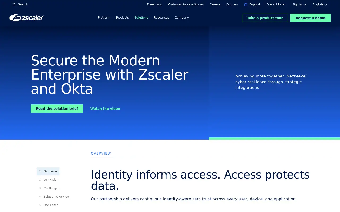 Screenshot of zscaler.com