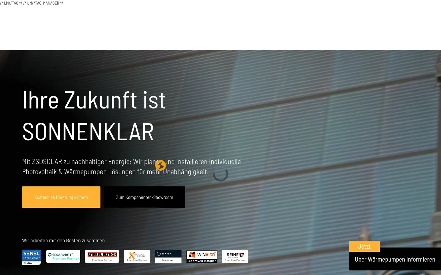 Screenshot of zsd.solar