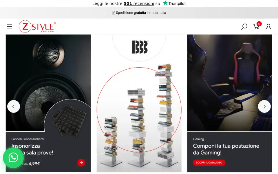 Screenshot of zstyle.it