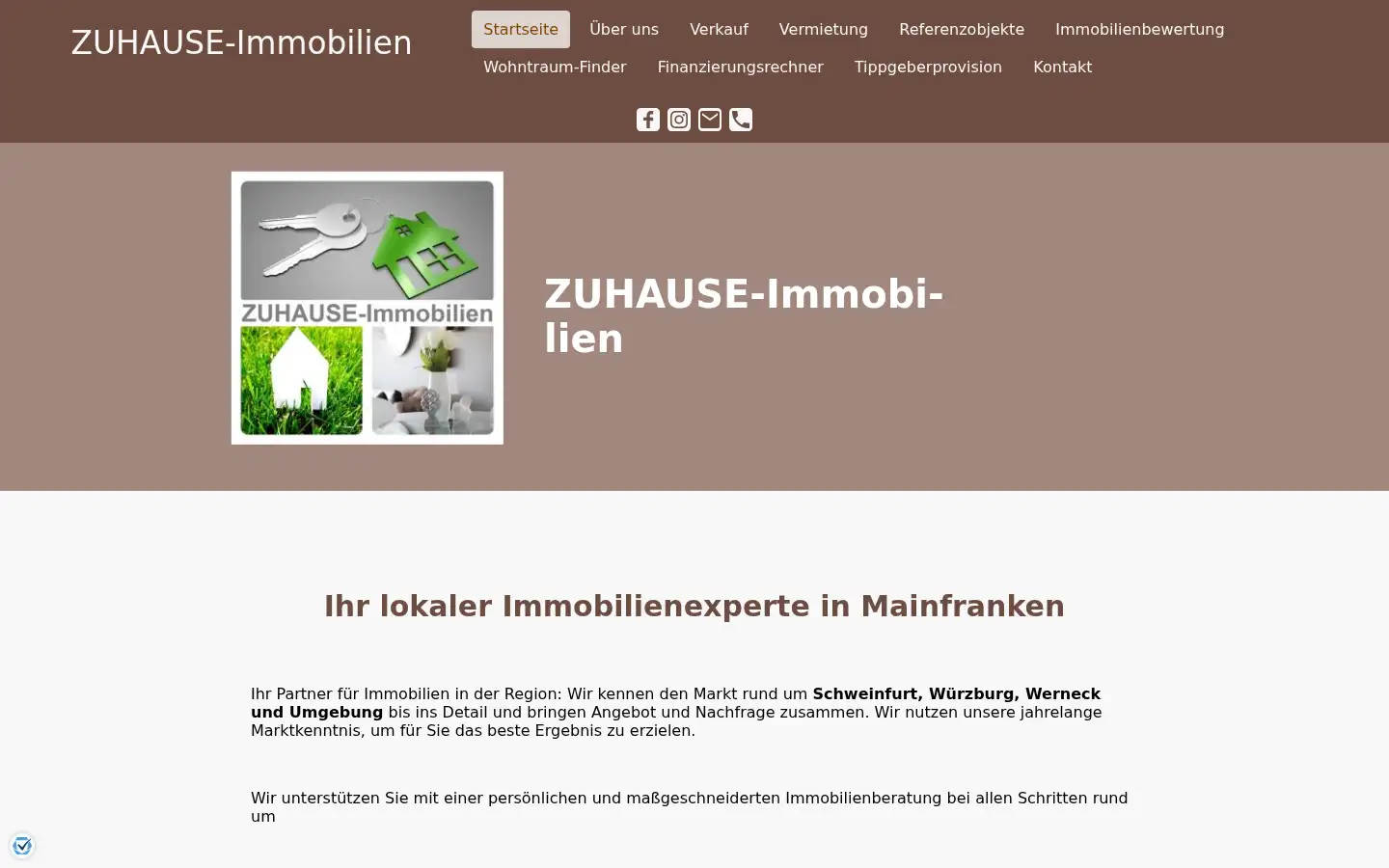 Screenshot of zuhause-immobilien.com