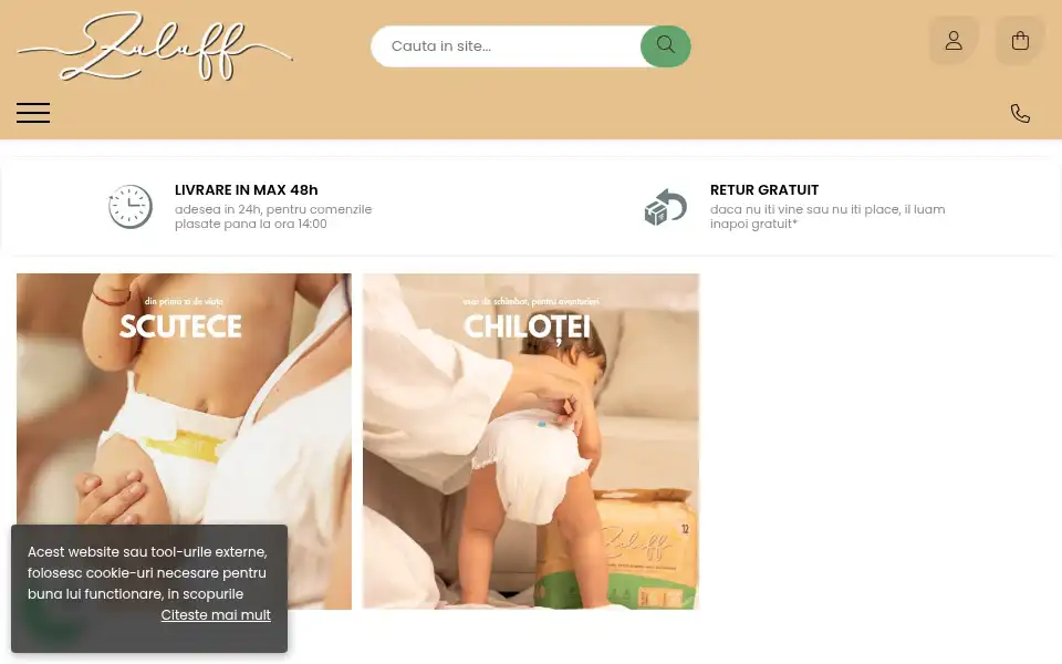 Screenshot of zuluff.ro
