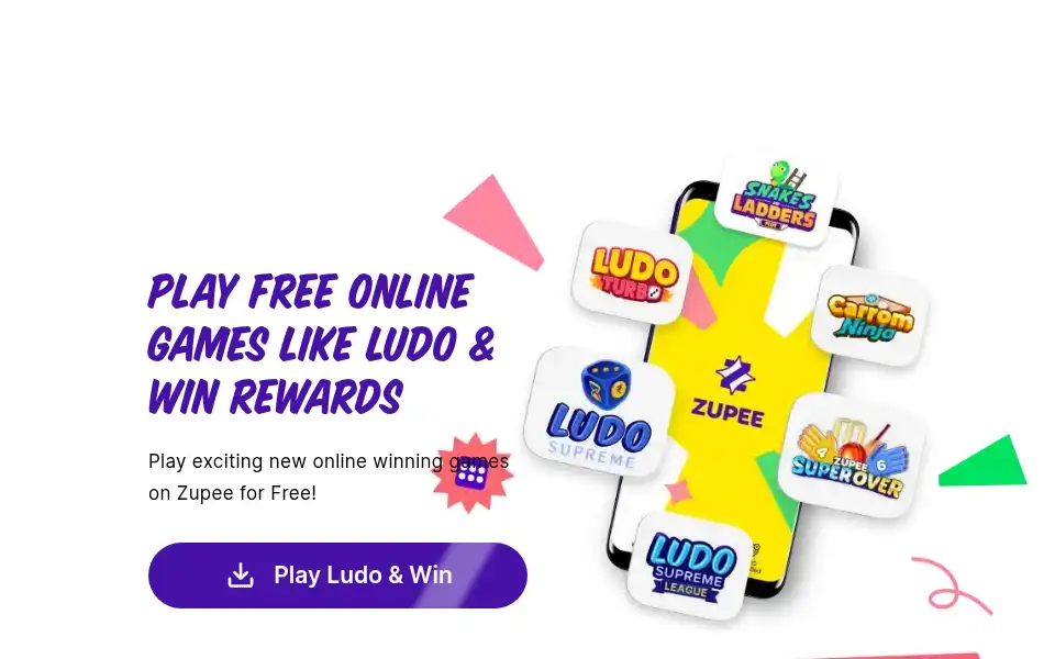 Screenshot of zupee.com