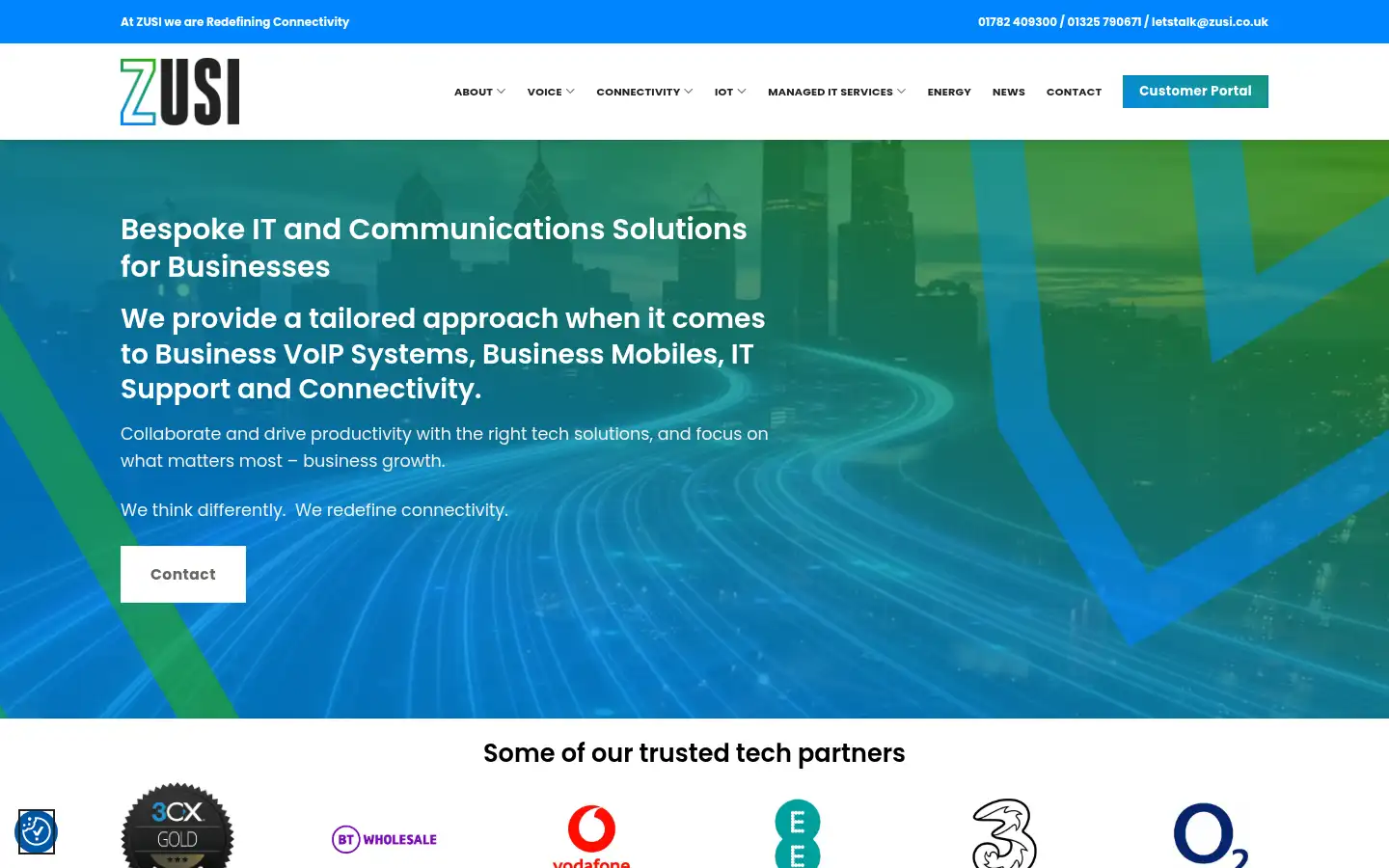Screenshot of zusi.co.uk
