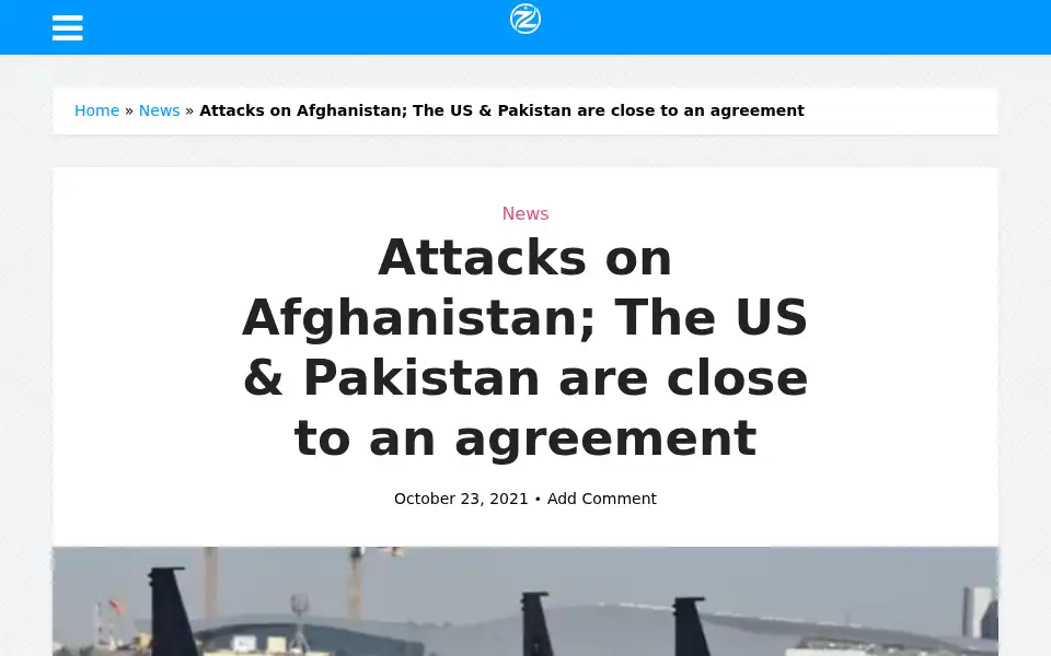 Screenshot of zwaknews.com