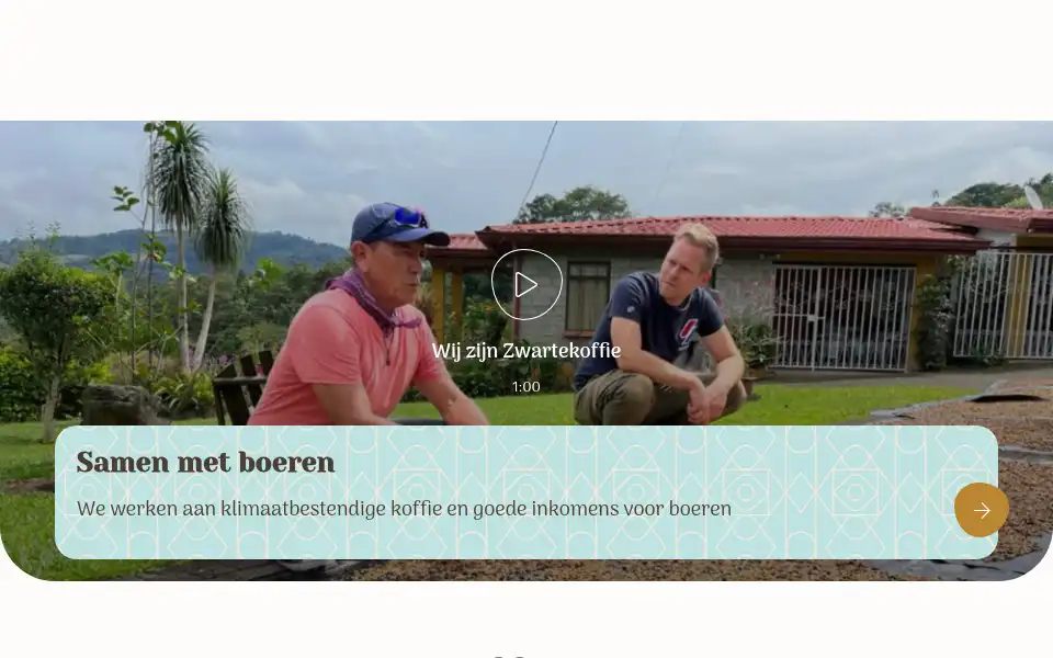 Screenshot of zwartekoffie.nl