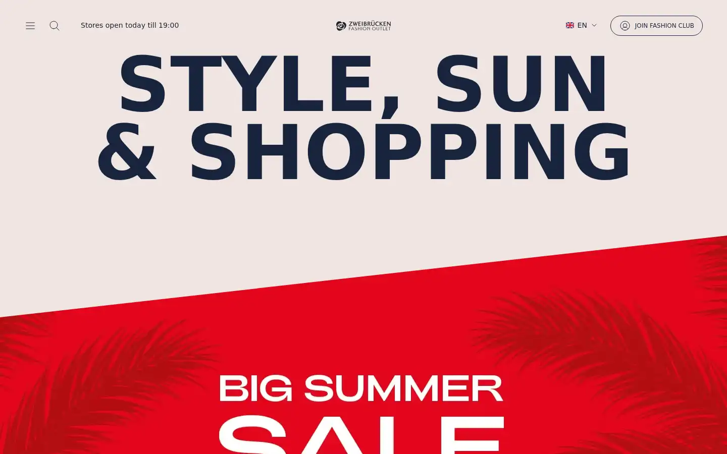 Screenshot of zweibrueckenfashionoutlet.com