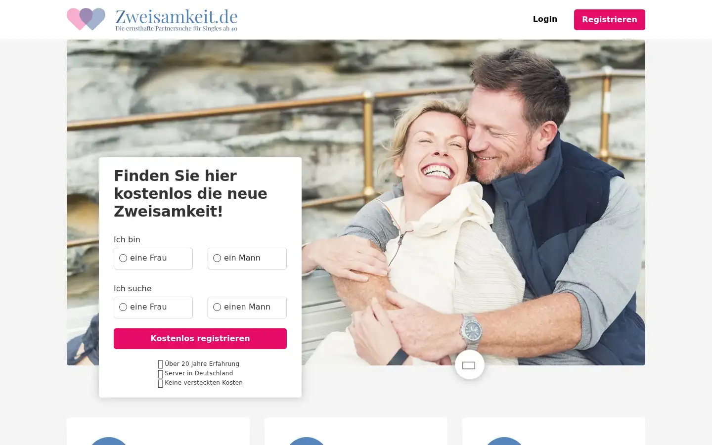 Screenshot of zweisamkeit.de
