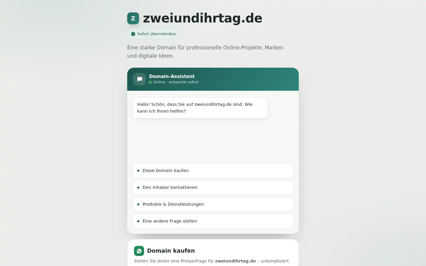 Screenshot of zweiundihrtag.de