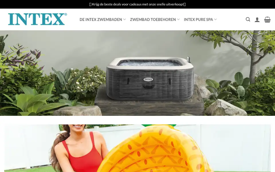 Screenshot of zwembadtrendsetter.com