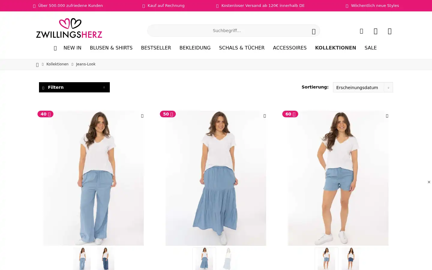 Screenshot of zwillingsherz.com