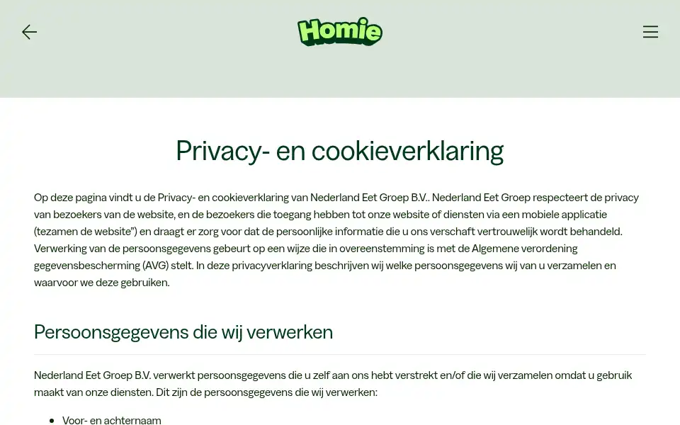 Screenshot of zwolle-eet.nl