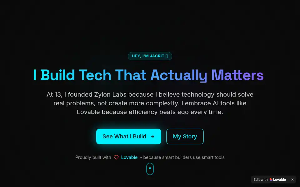 Screenshot of zylonlabs.lovable.app