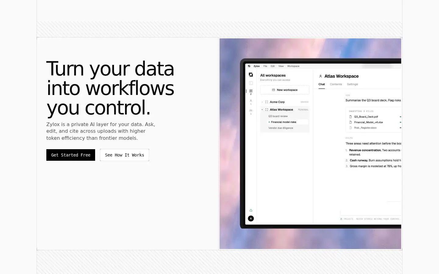 Screenshot of zylox.ai