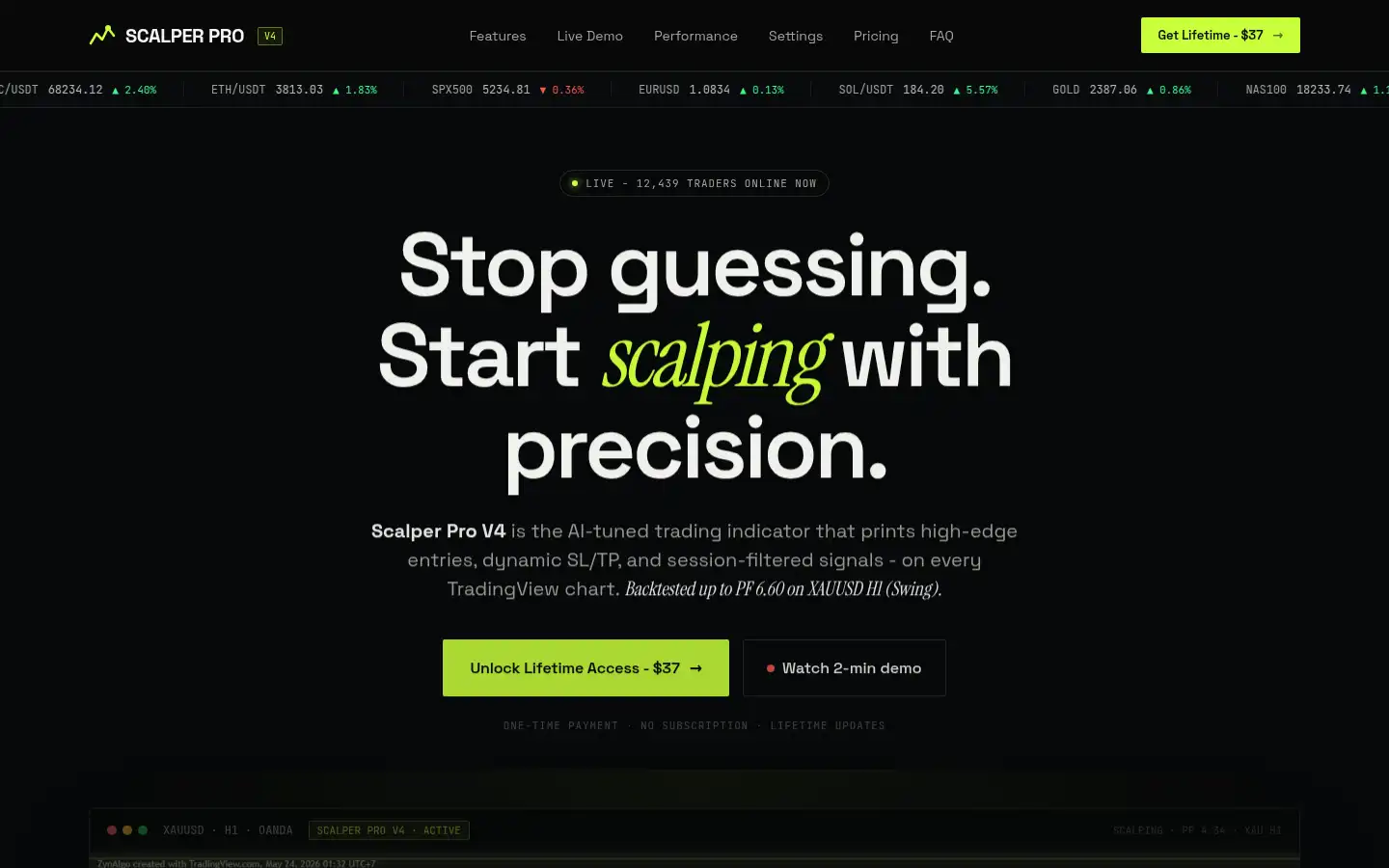 Screenshot of zynalgo.com